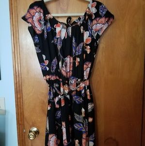 LC Lauren Conrad Pleated Shift Dress